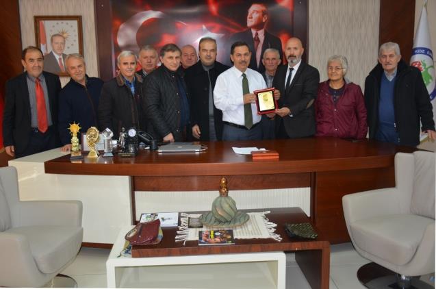Başkan Uysal’a teşekkür ziyareti…