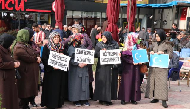 Kdz. Ereğli’de STK’lar Çin zulmüne tepki gösterdi