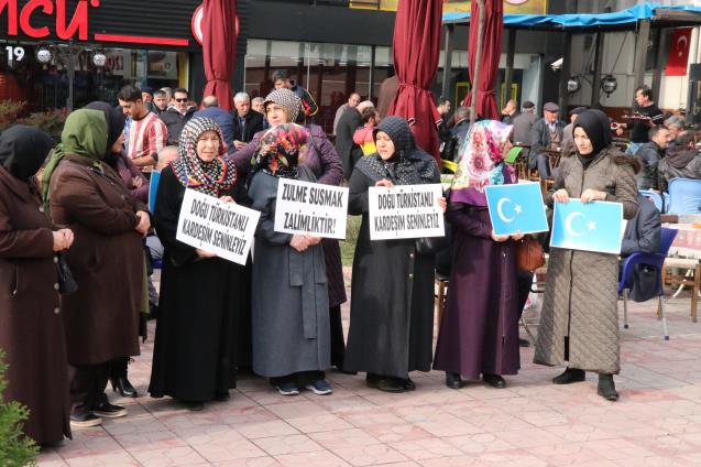 Kdz. Ereğli’de STK’lar Çin zulmüne tepki gösterdi