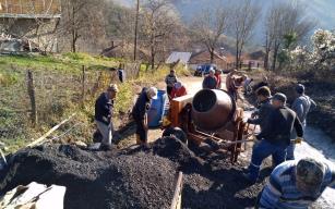 Hasbeyler Köyü’nde devlet millet iş birliğinin en güzel 