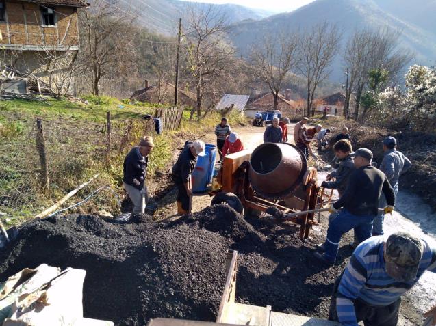 Hasbeyler Köyü’nde devlet millet iş birliğinin en güzel 