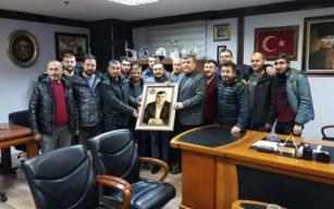 Üyelerden Başkan Ercan’a ziyaret!..