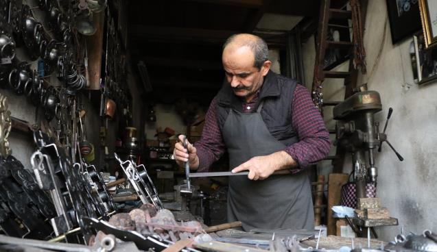  223 yıllık Demirciler Çarşısı'nda yalnızca 4 usta kaldı