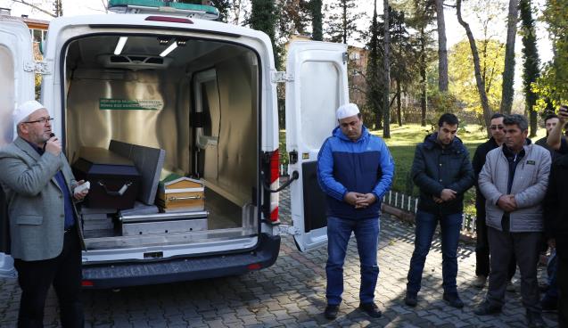 Kazada hayatını kaybeden çift için tören düzenlendi