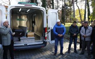 Kazada hayatını kaybeden çift için tören düzenlendi