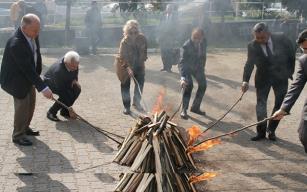Eğitim Fakültesi’nde Nevruz Ateşi yakıldı...