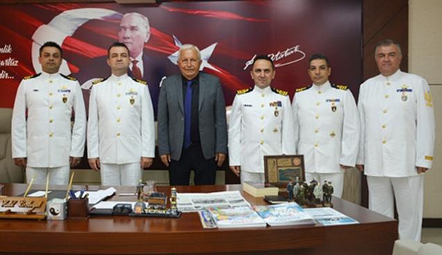 Başkan Posbıyık’a Gemi Komutanlarından ziyaret…