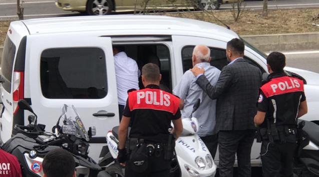 Yaşlı adama taciz gözaltısı