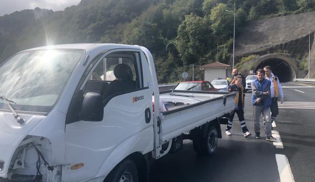  Alaplı'da kaza:1 yaralı