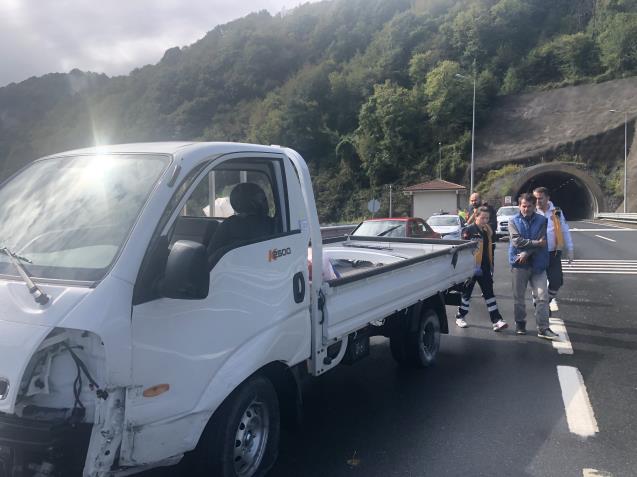  Alaplı'da kaza:1 yaralı