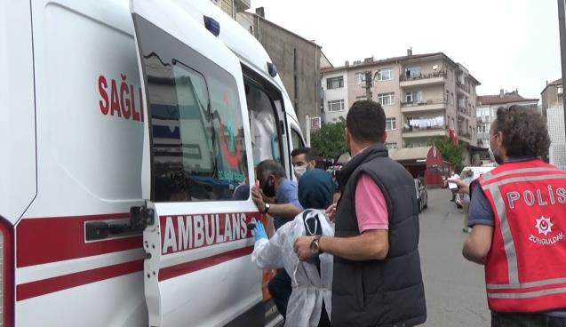 HASTA ADAM YERE YIĞILDI