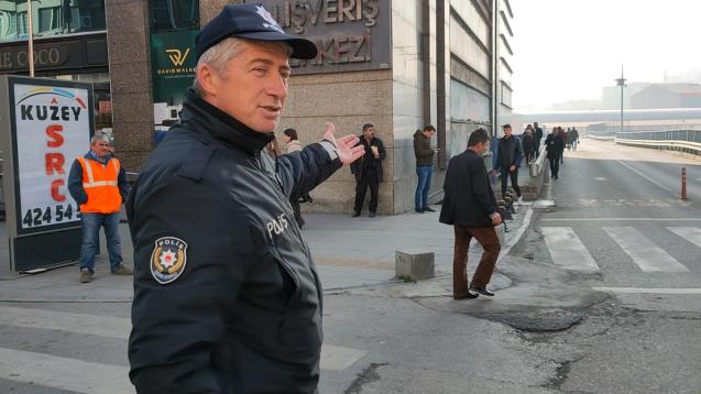 Vatandaşların yaya geçidi ile sınavı