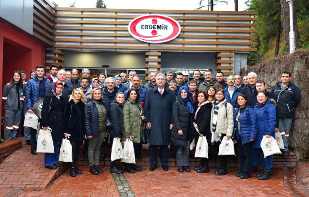 Okullar Tatilde, Öğretmenler Erdemir’de