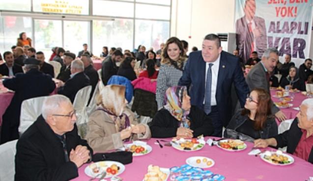 Alaplı TEKİN'İ bağrına bastı...