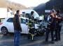 Otomobille yolcu minibüsü çarpıştı: 1'i çocuk 12 yaralı
