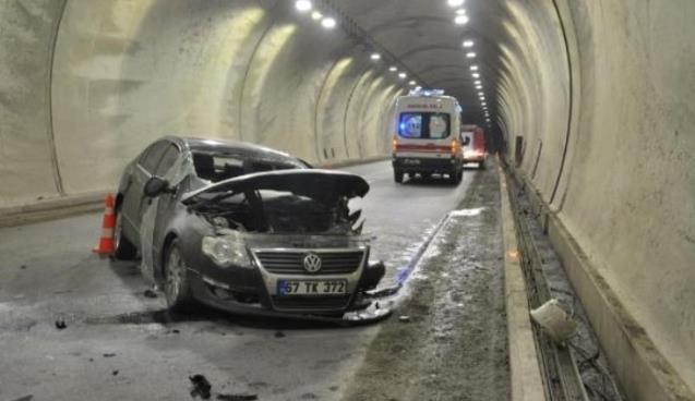 Tünelde feci kaza…