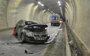 Tünelde feci kaza…