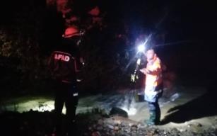 Köprü çöktü, 7 kişilik aile AFAD ekiplerince kurtarıldı