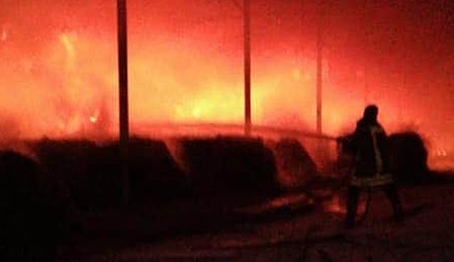 Saman deposunda yangın…