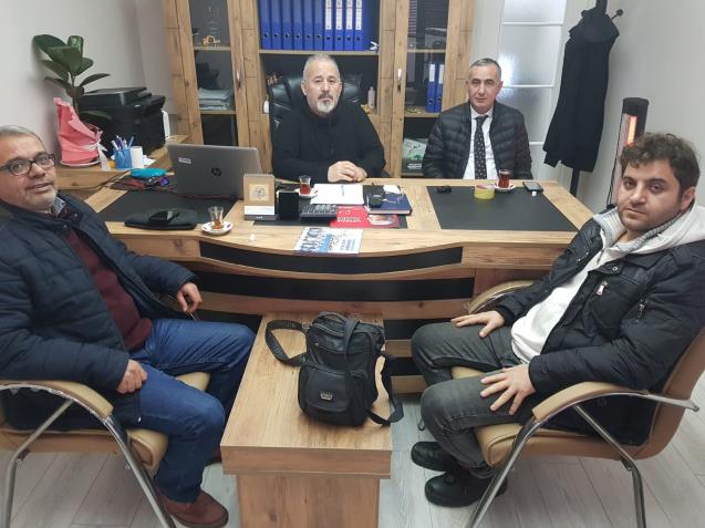 Gazetecilerden karatren habere ziyaret