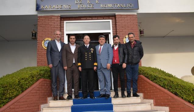 Gazeteciler Derneği Komutan Uyar'a nezaket ziyareti