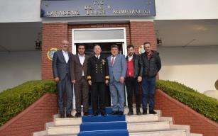 Gazeteciler Derneği Komutan Uyar'a nezaket ziyareti