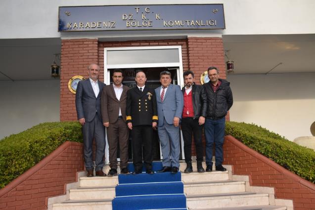 Gazeteciler Derneği Komutan Uyar'a nezaket ziyareti