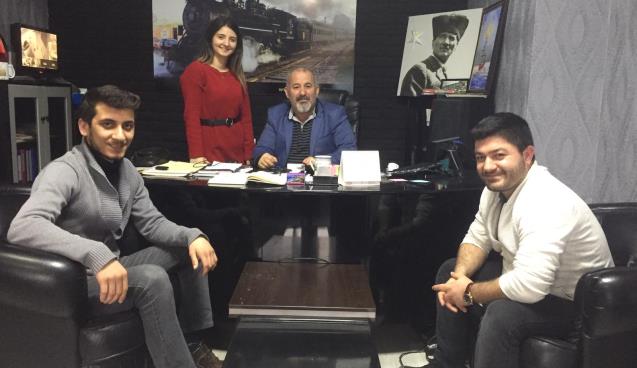 Genç mühendisler Kara Tren'de