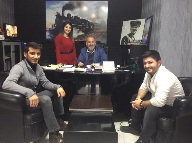 Genç mühendisler Kara Tren'de