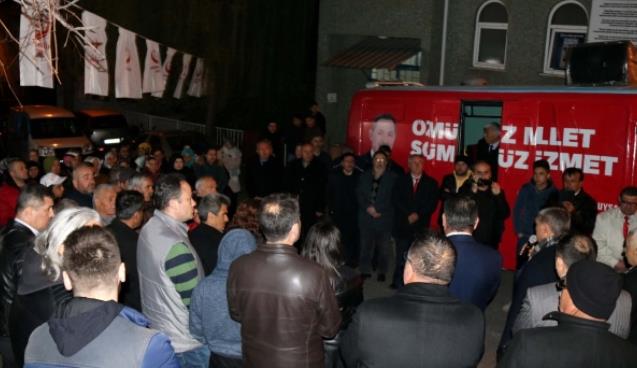 Başkan Uysal Uzunmehmet' de konuştu...