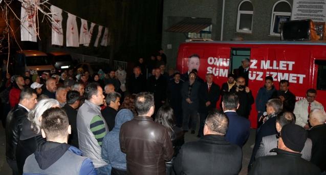 Başkan Uysal Uzunmehmet' de konuştu...