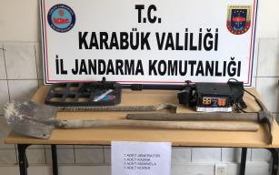  Jandarmadan kaçak kazıya suçüstü