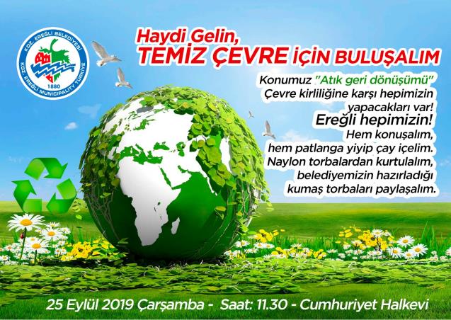 TEMİZ ÇEVRE İÇİN EL ELE