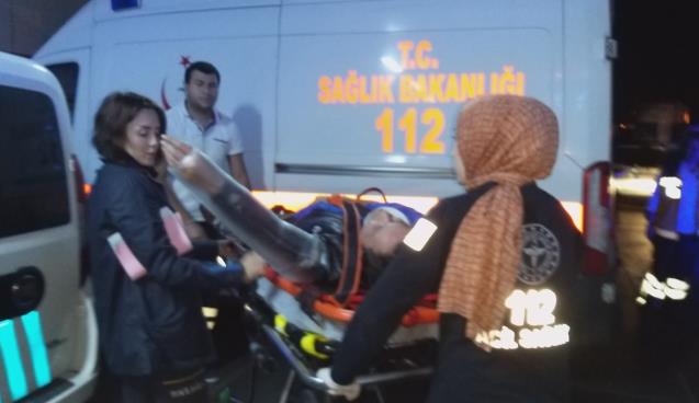 Kolu bacağı kırıldı…