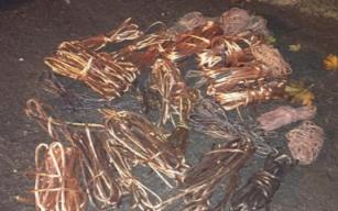 Kablo Hırsızlarından ikisi tutuklandı...