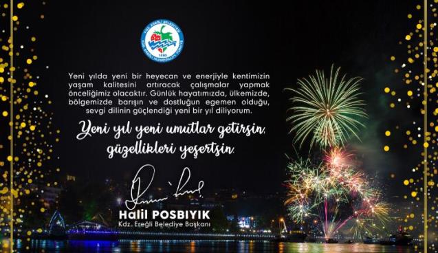 BAŞKAN POSBIYIK’TAN YENİ YIL MESAJI