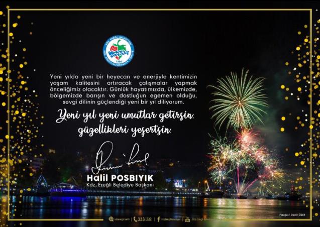 BAŞKAN POSBIYIK’TAN YENİ YIL MESAJI