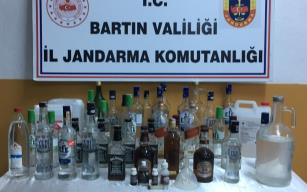 Jandarmadan kaçak içki operasyonu