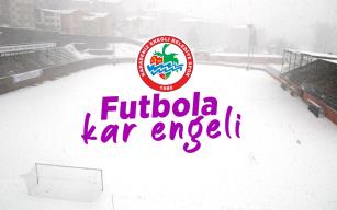 Futbola kar engeli.