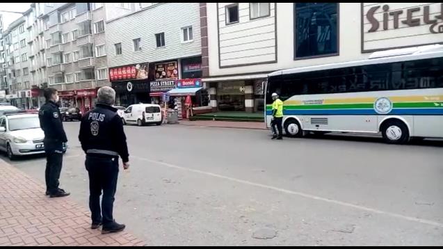 Halk otobüslerine denetim…