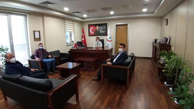 Çakır, Başhekim Türkeli’ni ziyaret etti