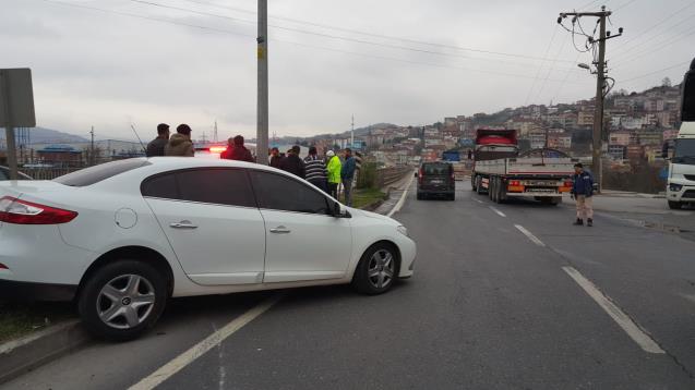 Zonguldak Ereğli İlçesi'nde otomobil kazası