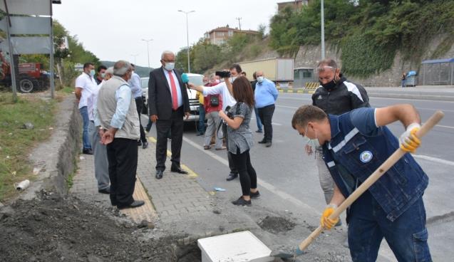 Posbıyık, kepez sinyalizasyon çalışasını inceledi