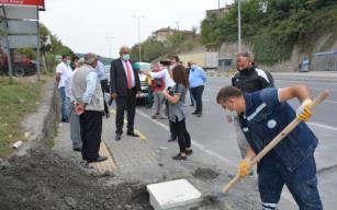 Posbıyık, kepez sinyalizasyon çalışasını inceledi