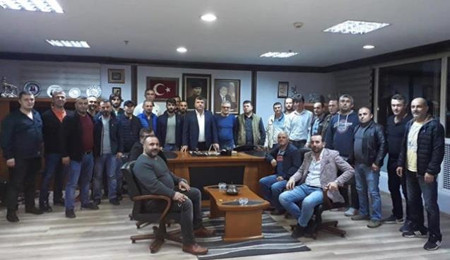 Üyelerden Başkan Ercan’a ziyaret!..