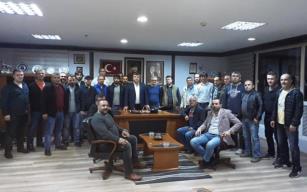 Üyelerden Başkan Ercan’a ziyaret!..