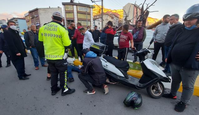 İki kişi yaralı.