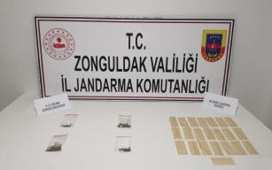 Jandarmanın durdurduğu araçtan uyuşturucu çıktı