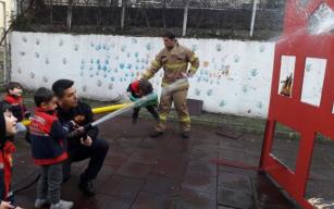 Minik öğrencilere eğitim…