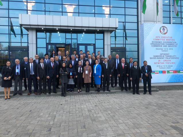 KDZ.EREĞLİ TSO BAŞKANI KELEŞ , TAŞKENT’TE TOPLANTIYA KATILDI